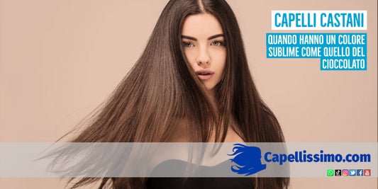 capelli castani color cioccolato