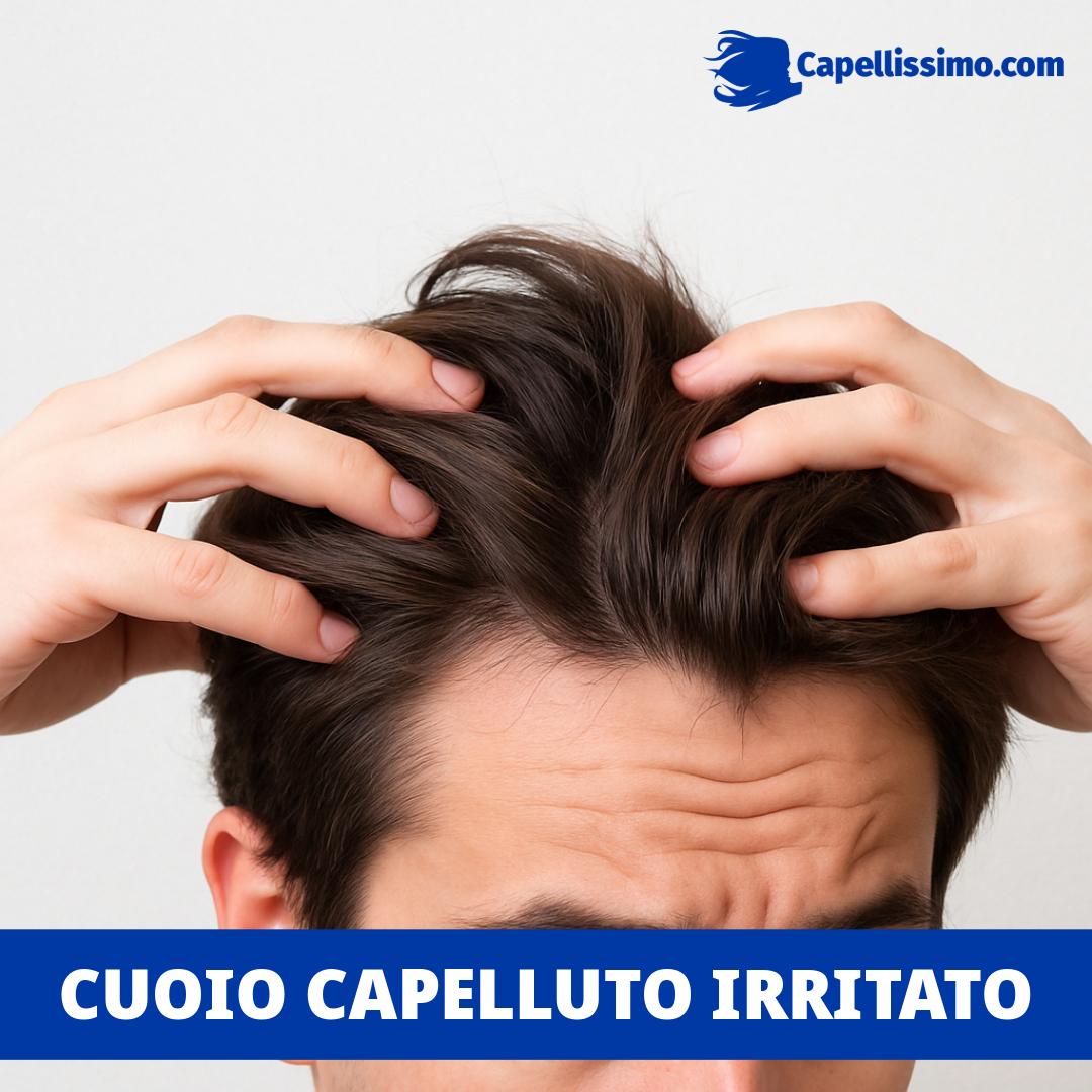 cuoio capelluto irritato e dolorante