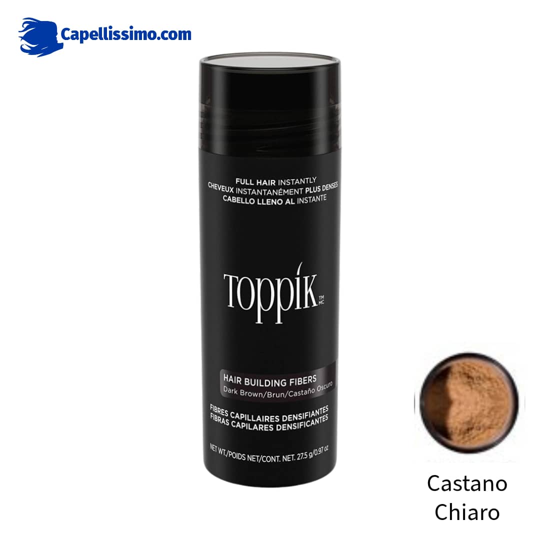 Toppik Kit Completo. Fibre, fissante, erogatore e pettine.