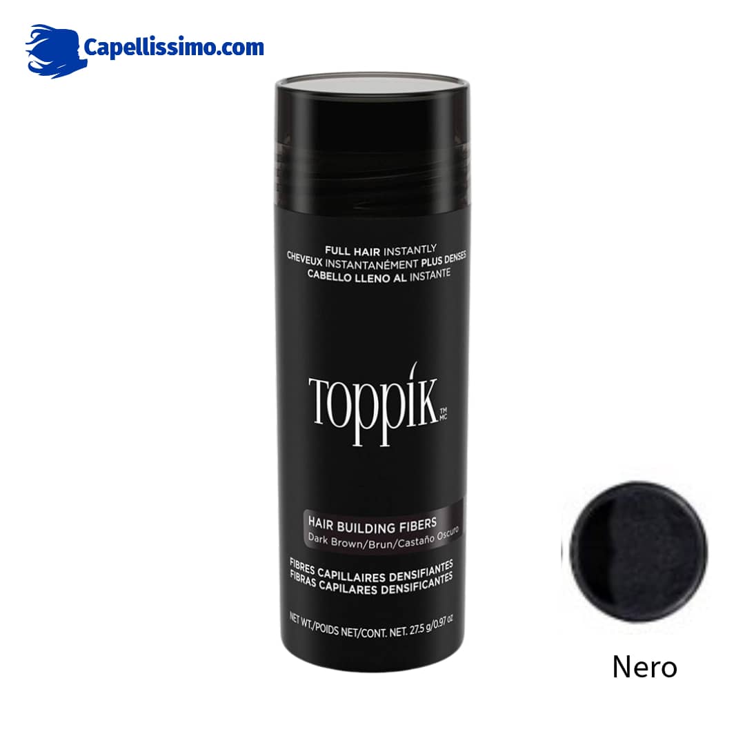 Toppik Kit Completo. Fibre, fissante, erogatore e pettine.