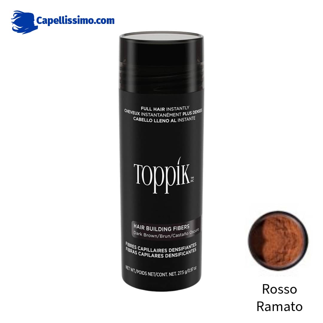 Toppik Kit Completo. Fibre, fissante, erogatore e pettine.