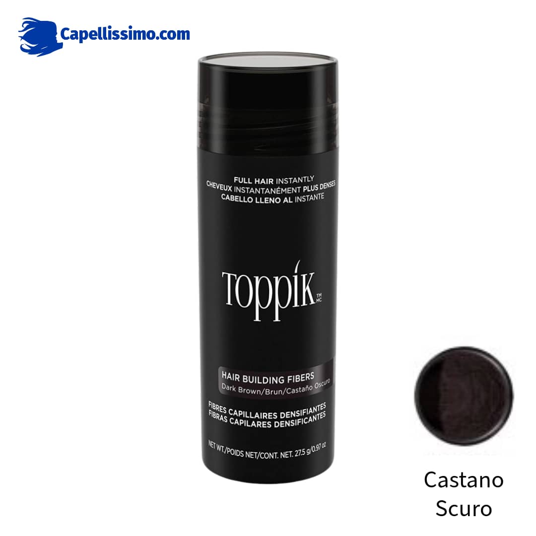 Toppik Kit Completo. Fibre, fissante, erogatore e pettine.